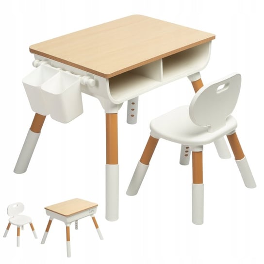 Komplet stolik z krzesełkiem dla dzieci | Meble dziecięce | Pierwsze biurko NELIK