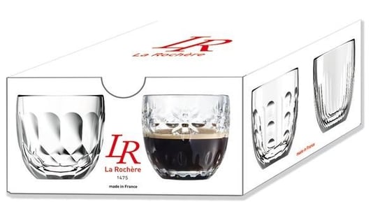 Komplet szklanek do espresso, 100ml, 4 sztuki La Rochere