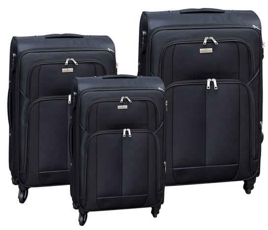 Komplet trzech miękkich walizek podróżnych - Peterson Peterson