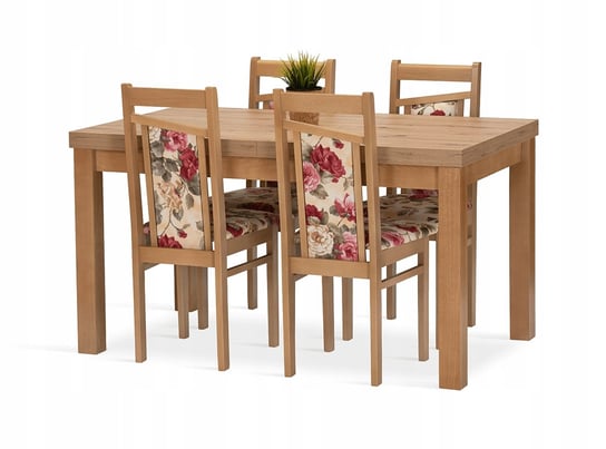 Komplet Zestaw Petra Stół 140 4 Krzesła Artisan Inny producent