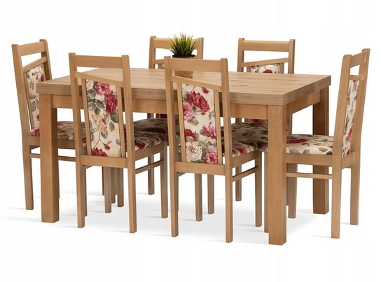 Komplet Zestaw Petra Stół 140 6 Krzesła Artisan Inny producent