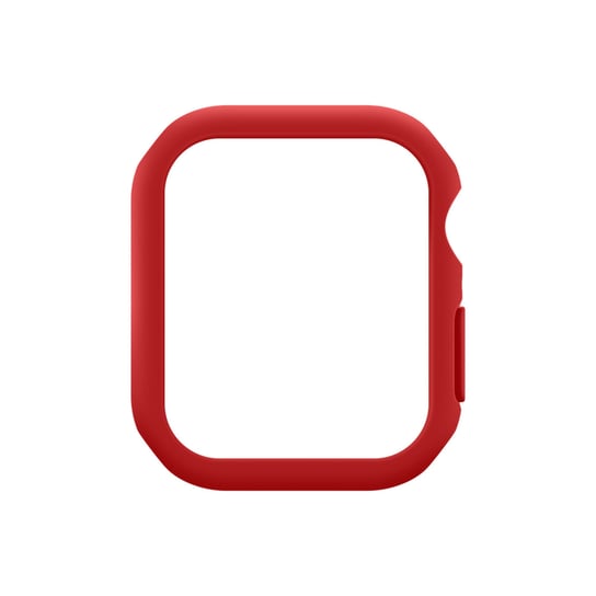 Kompletne zabezpieczenie ekranu ze szkła hartowanego Apple Watch Series 8/7, 45 mm, czerwone Avizar