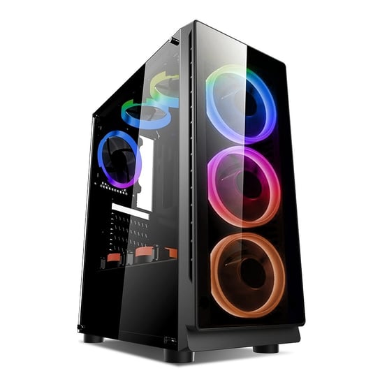 Komputer RGB DO GIER Ryzen 5 3600 RTX 3050 16GB SSD 512GB nVme W11 VIST