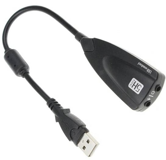 Komputerowa KARTA Dźwiękowa na USB 7.1CH equalizer USB AK103C Aptel
