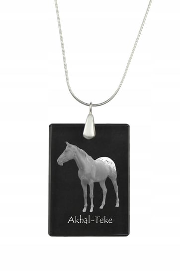 Koń achał-tekiński Kryształowy naszyjnik z koniem Inna marka