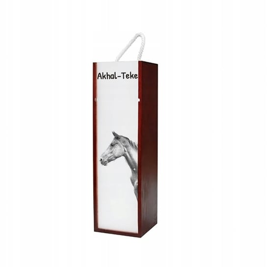 Koń achał-tekiński Pudełko na wino z grafiką Inna marka