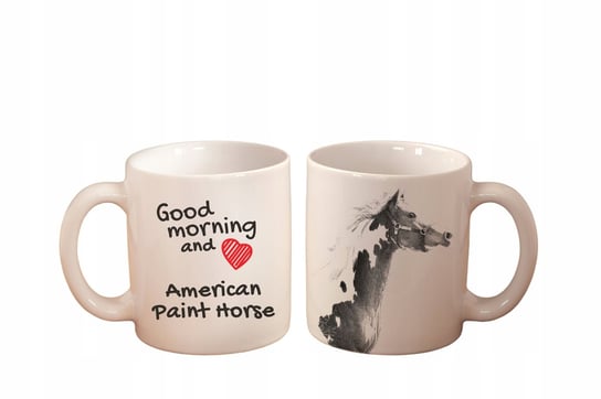 Koń American Paint Horse Kubek ceramiczny Inna marka