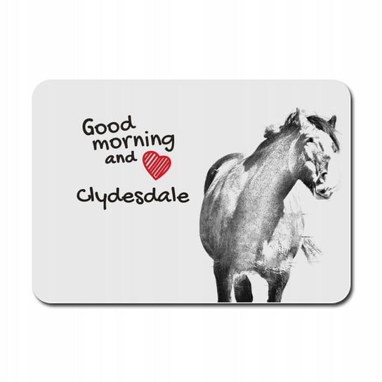 Koń Clydesdale Podkładka pod mysz myszkę Grafika Inny producent