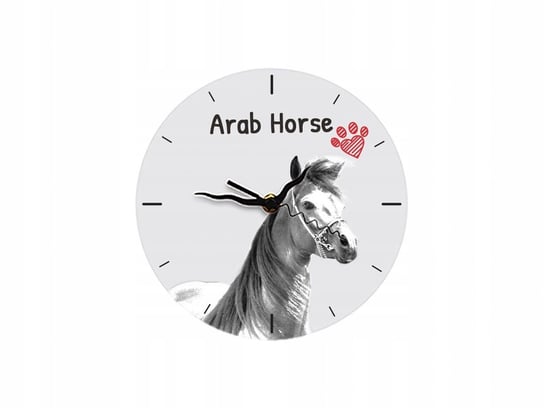Koń czystej krwi arabskiej Stojący zegar z grafiką Inna marka