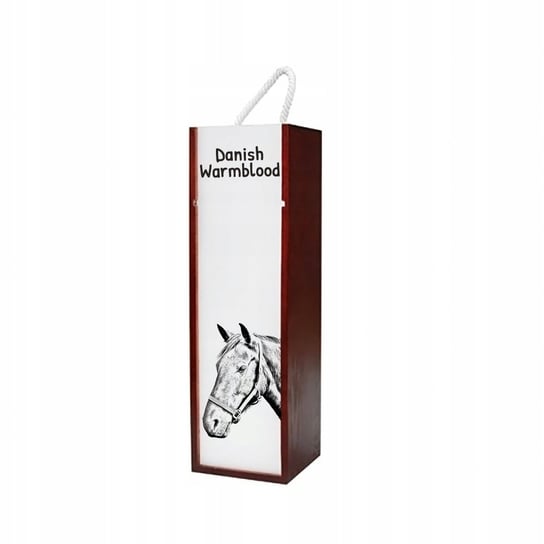 Koń Duński warmblood Pudełko na wino z grafiką Inna marka