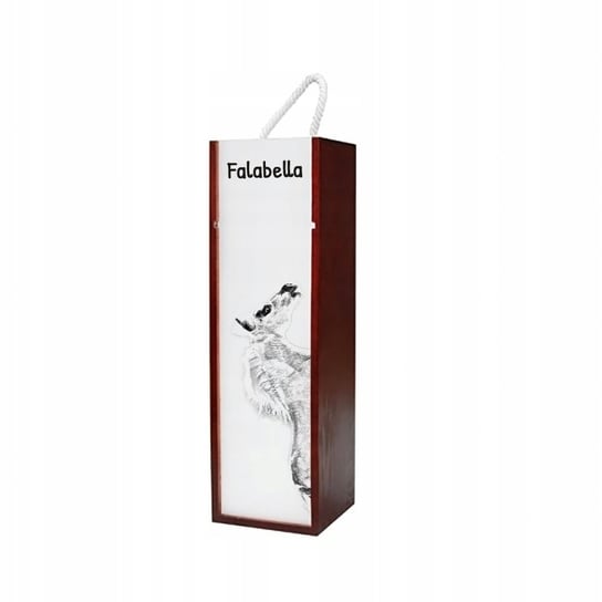 Koń Falabella Pudełko na wino z grafiką zdjęciem Inna marka