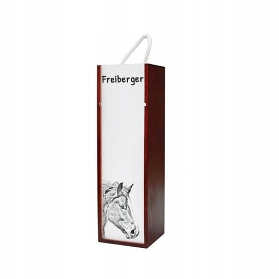 Koń Freiberger Pudełko na wino z grafiką zdjęciem Inna marka