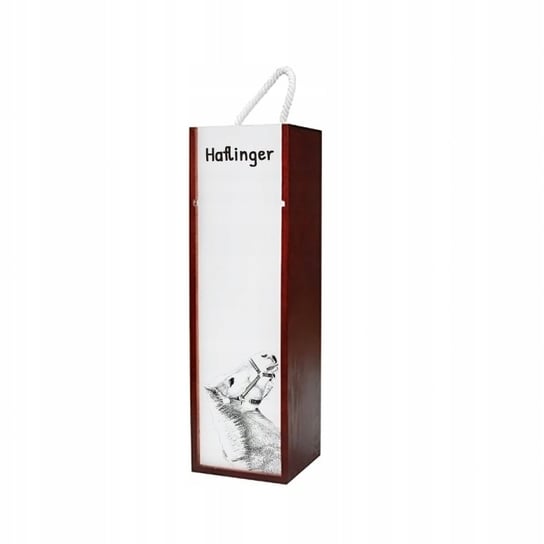 Koń Haflinger Pudełko na wino z grafiką zdjęciem Inna marka