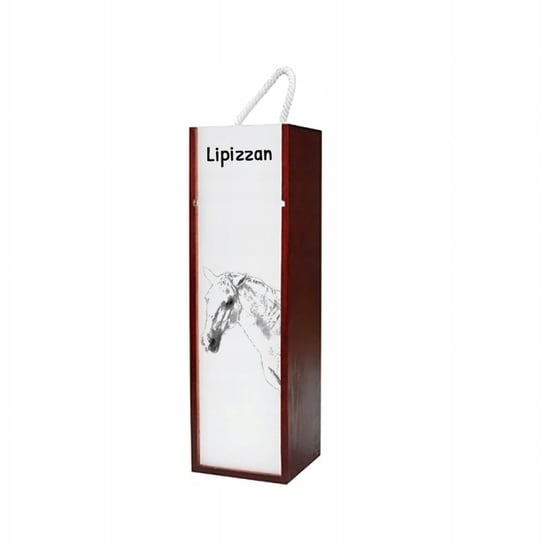 Koń lipicański Pudełko na wino z grafiką zdjęciem Inna marka