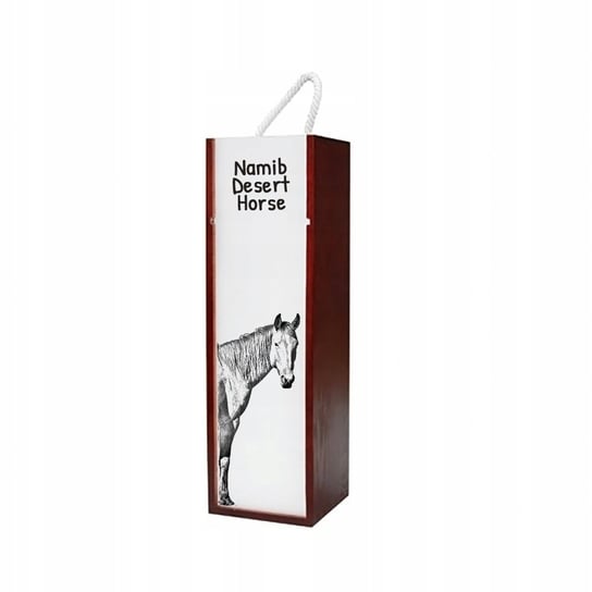 Koń Namib Desert Horse Pudełko na wino z grafiką Inna marka