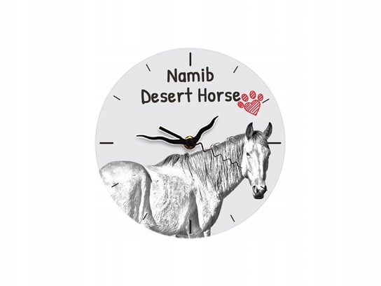 Koń Namib Desert Horse Stojący zegar z grafiką MDF Inna marka