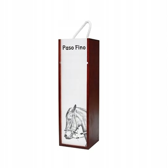 Koń Paso Fino Pudełko na wino z grafiką zdjęciem Inna marka