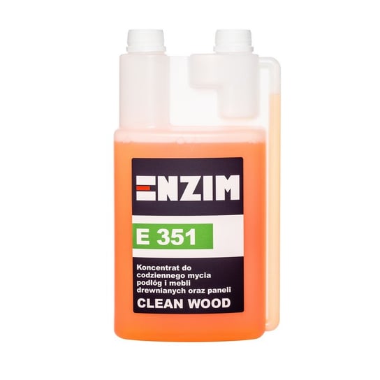 Koncentrat do codziennego mycia podłóg i mebli drewnianych oraz paneli ENZIM E 351 Clean Wood, 1 l Enzim