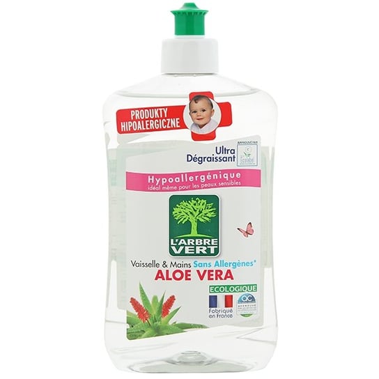Koncentrat do mycia naczyń L'ARBRE VERT Aloe Vera, 500 ml L'ARBRE VERT