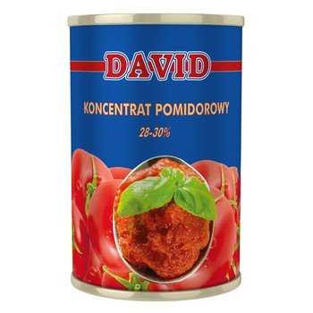 Koncentrat pomidorowy 28-30% David 4500g pasteryzowany Inny producent