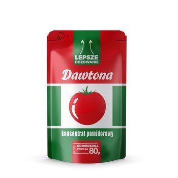 Koncentrat pomidorowy w saszetce 80g Dawtona Inna marka