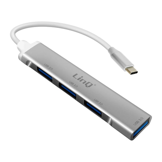 Koncentrator USB-C do 4x USB Ultra Szybka przejściówka Compact LinQ LinQ