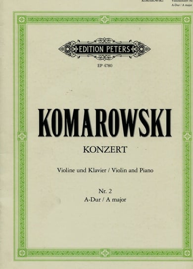 Koncert A-Dur 2 na skrzypce i fortepian Komarowski Anatoli