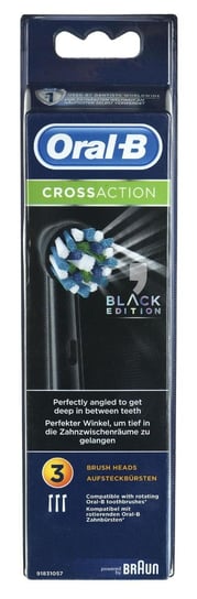 Końcówka do szczoteczek ORAL-B CrossAction Black Edition EB50-3, 3 szt. Oral-B