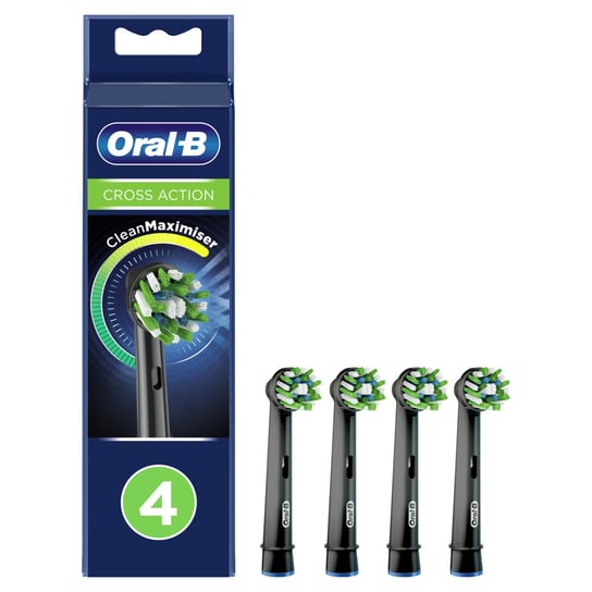 Końcówka do szczoteczek ORAL-B CrossAction  EB50-4 BK, 4szt. CleanMaximiser Oral-B