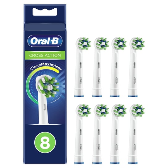 Końcówka do szczoteczek ORAL-B CrossAction EB50-8 N, 8szt. CleanMaximiser Oral-B