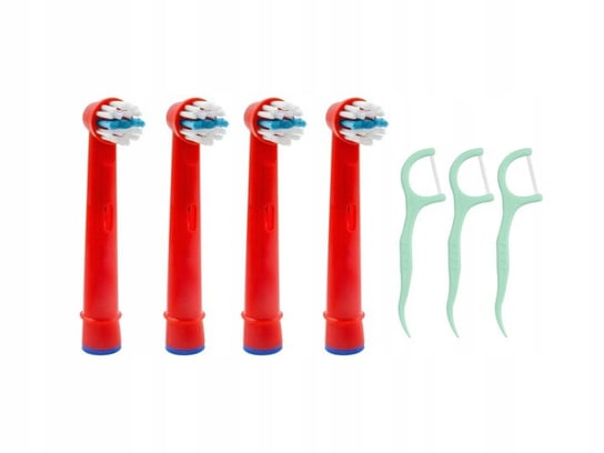 Końcówka do szczoteczek Oral-B Kids Soft Bristles EB-10A Red SPINEL TRADE, 4 szt. Spinel Trade