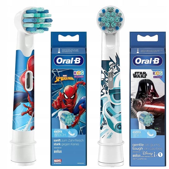 Końcówka Oral-b EB10s Spiderman + Oral-b EB10s Star Wars Oral-B