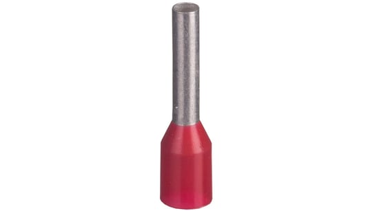 Końcówka tulejkowa izolowana TI 1mm2/8mm czerwona cynowana TI1L8x500 /500szt./ EM GROUP