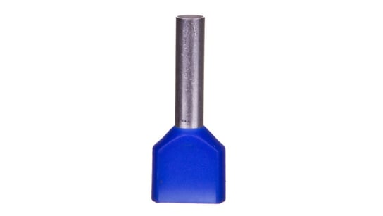 Końcówka tulejkowa izolowana TID 2x2,5mm2/13mm niebieska cynowana TID2x2,5L13 /100szt./ EM GROUP