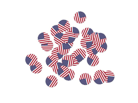 Konfetti Flaga Stanów Zjednoczonych - 36 szt. Congee.pl