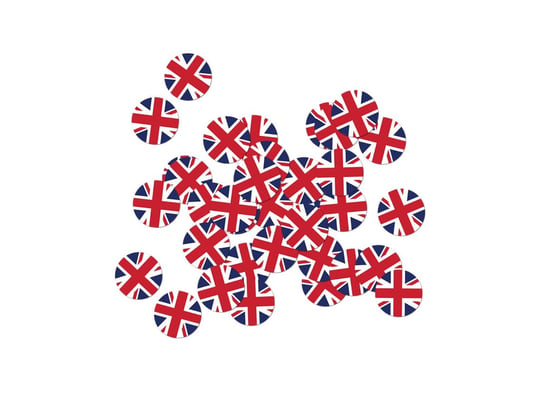 Konfetti Flaga Wielkiej Brytanii - 36 szt. Congee.pl