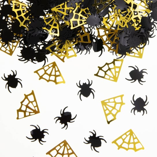 Konfetti Halloween foliowe 15 g - pająki i pajęczyny PartyPal