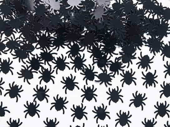 Konfetti Pająki, czarny, 1,2 x 1,2 cm, 15 g PartyDeco