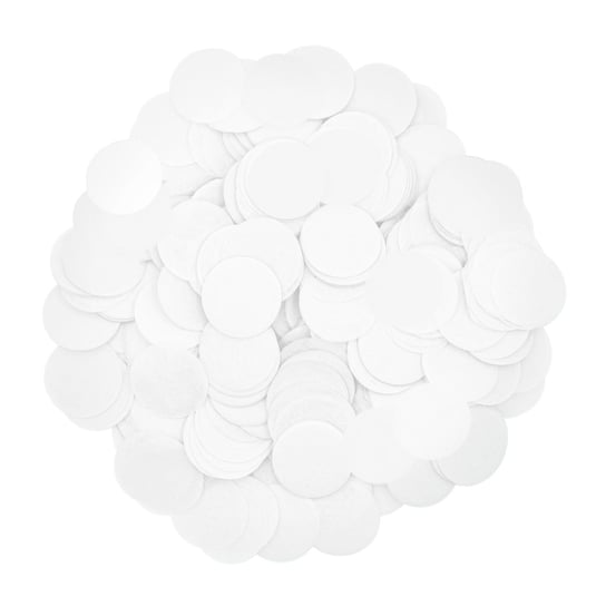 Konfetti papierowe do Balonów - Białe, 500g PartyPal