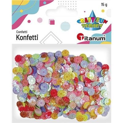 Konfetti Titanum Craft-Fun 15g 9mm Kwiaty Titanum