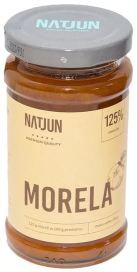 Konfitura Morelowa bez Dodatku Cukru 125% Natjun, 240g Natjun
