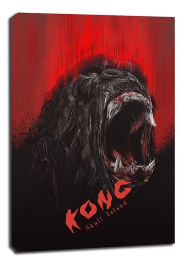 Kong Wyspa Czaszki - obraz na płótnie 61x91,5 cm Galeria Plakatu