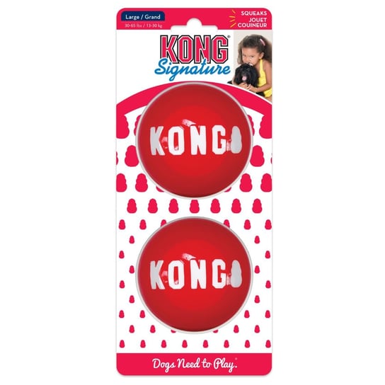 Kong Zab Skb1E Kong Signature Balls (2Pack) L Kong