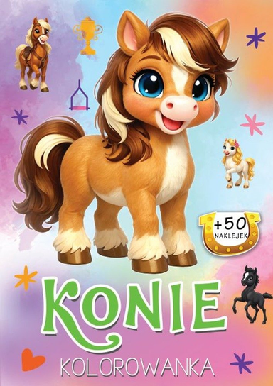 Konie. Kolorowanka Inna marka