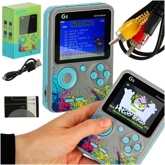Konsola do gier mini przenośna retro ikonka