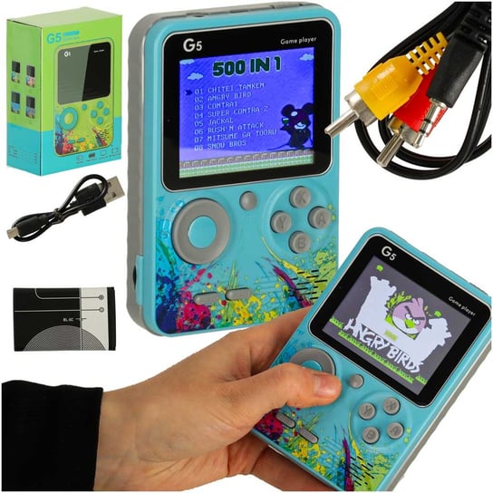 Konsola do gier mini przenośna retro ikonka