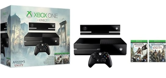 Konsola Microsoft Xbox One + Kinect+ Assassin’s Creed: Unity + Assassin’s Creed: Black Flag Microsoft