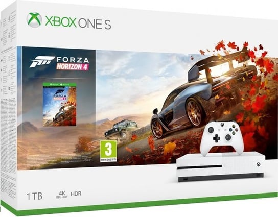 Konsola MICROSOFT Xbox One S, 1 TB + Forza Horizon 4 Microsoft