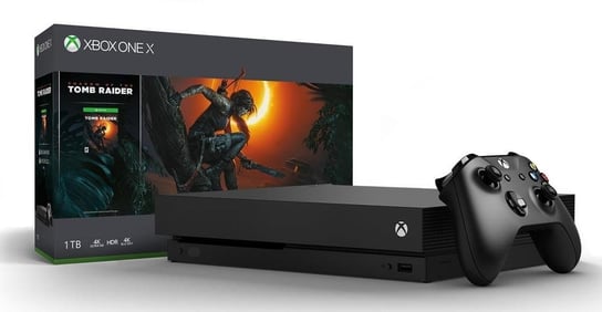 Konsola MICROSOFT Xbox One X, 1 TB + Shadow of the Tomb Raider + Gra niespodzianka Microsoft