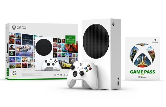 Konsola MICROSOFT Xbox Series S 512GB WHITE DIGITAL + 3 miesiące Game Pass Ultimate Microsoft